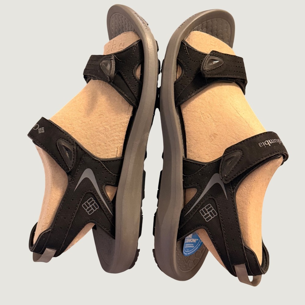 NWT Columbia Techsun Mens Sandals Black Titanium BM4511010 Adjustable Straps  11 - Picture 3 of 8